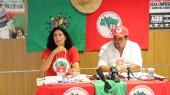Marina dos Santos e Diego Moreira destacaram os principais desafios e avanços do movimento na luta pela Reforma Agrária